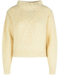 Isabel Marant - 'Romane' 'Ecru' Alpaca Blend Sweater - Lyst