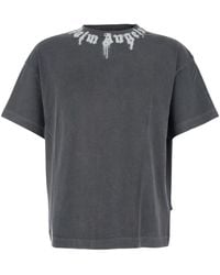 Palm Angels - Logo Cotton T-Shirt - Lyst