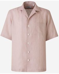 Lardini - Pocket Linen Shirt - Lyst