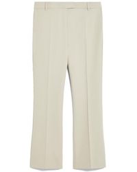 Max Mara - Fatina Slim-Fit Stretch Cotton And Viscose Trousers - Lyst