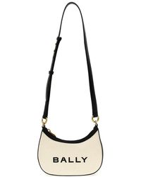 Bally - Bar Ellipse Crossbody Bags - Lyst