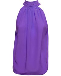 Jejia Woman's Purple Silk Top