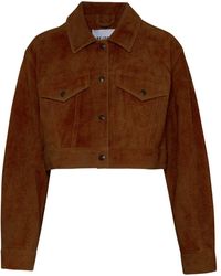 RE/DONE - Suede Jacket - Lyst