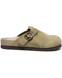 Needles - Suede Clogs - Lyst