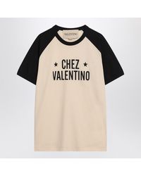 Valentino Garavani - Butter/ T-Shirt With Chez Print - Lyst