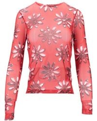 MERYLL ROGGE - Fitted T-Shirt W/ Long Sleeves - Lyst