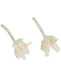 Simone Rocha - Cluster Crystal Flower Earring Accessories - Lyst