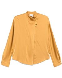 Forte Forte - Heavy Stretch Silk Satin Kimono Shirt - Lyst