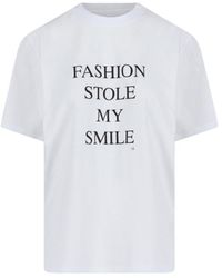 Victoria Beckham - Slogan T-Shirt - Lyst
