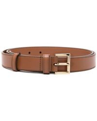 Prada - Buckle-fastened Leather Belt - Lyst