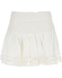 Isabel Marant - Violana' Miniskirt With Pleated Details - Lyst