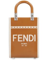 Fendi - Sunshine Mini Patent Tote - Lyst