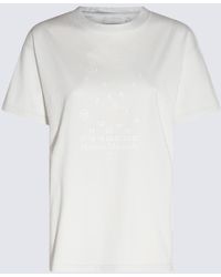 Maison Margiela - Off- Cotton T-Shirt - Lyst