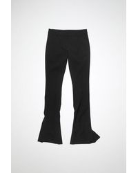 Acne Studios - Tailored Wool Blend Trousers - Lyst
