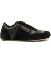 MM6 by Maison Margiela - Low-Profile Sneakers With Suede Panels - Lyst