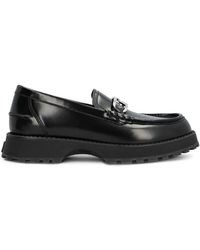 Fendi - Smooth Leather O'lock Loafers - Lyst