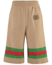 Gucci - Knitted Shorts - Lyst