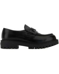 Prada - Double Chocolate Loafers - Lyst
