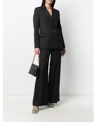 P.A.R.O.S.H. Tailored Wide-leg Trousers - Black
