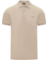 Zegna - Polo Shirt With Logo - Lyst