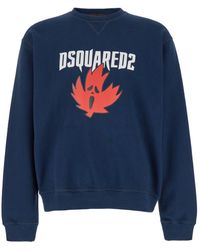DSquared² - Crewneck Sweatshirt With Screaming Maple - Lyst