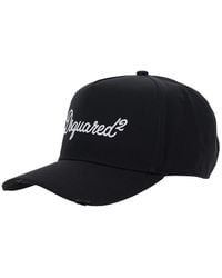 DSquared² - Baseball Cap With Logo Lettering On The Front - Lyst