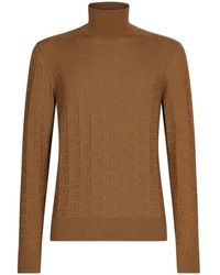 Dolce & Gabbana - Silk Turtle-neck Sweater - Lyst