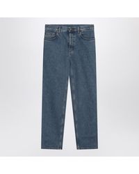 Burberry - Medium-blue Regular-fit Jeans - Lyst