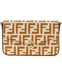 Fendi - 'Ff Diamonds' Wallet On Chain - Lyst