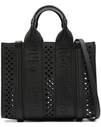 Chloé - Woody Leather Small Tote - Lyst