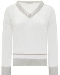 Fabiana Filippi - Sweater With Detail - Lyst