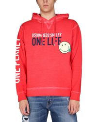 DSquared² - "one Life One Planet Smiley" Sweatshirt - Lyst