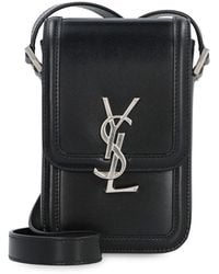 Saint Laurent - Solferino Brand-plaque Leather Cross-body Bag - Lyst