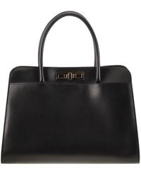 Fabiana Filippi - Large Handbag With Metal Accessory - Lyst