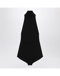 Max Mara - Turtleneck Bodysuit In Crêpe - Lyst