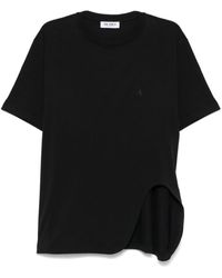 The Attico - Cotton T-Shirt - Lyst