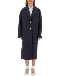 Golden Goose - Cocoon Single-Breasted Coat - Lyst