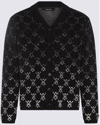 Daily Paper - Black And White Cotton Cardigan - Lyst
