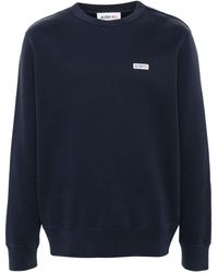 Autry - Cotton Crewneck Sweatshirt With Logo Print - Lyst