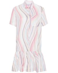 Paul Smith - Striped Shirt Dress - Lyst