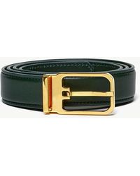 Giuliva Heritage - Slim Leather Belt Accessories - Lyst