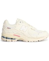 New Balance - '2002 R' Ivory Fabric Sneakers - Lyst