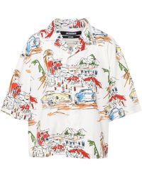 Jacquemus - La Chemise Casaco Printed Cotton Shirt - Lyst