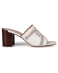 Tod's - Kate 75mm Leather Mules - Lyst