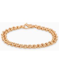 Emanuele Bicocchi - Essential Knots Bracelet In Gold-plated - Lyst