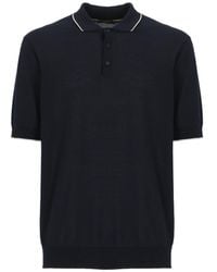 Peserico - Cotton Polo Shirt - Lyst