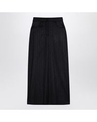 Department 5 - Pinstripe Wool-Blend Skirt - Lyst
