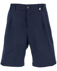 Myths - Bermuda Pants With Pences And Contrasting Stitching On The Pocket - Lyst