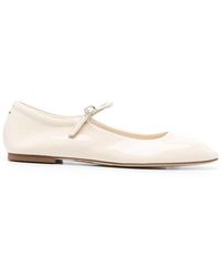 Aeyde - Uma Patent Calf Leather Creamy Shoes - Lyst