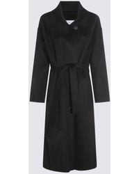 The Dynamis Studio - Dark Wool Coat - Lyst